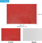 PATIKIL Red Shiny EVA Glitter Foam Sheet 11 x 8 Inch 2mm Thick - Image 2