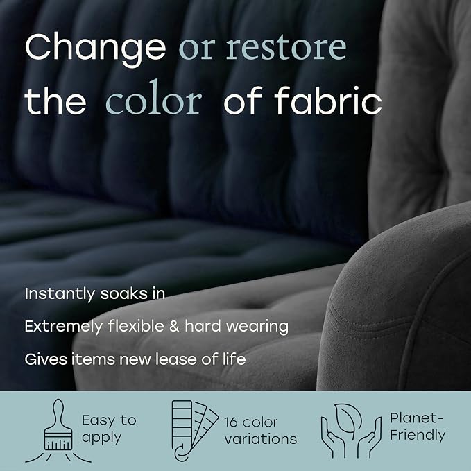 Fabricoat Maroon Fabric Upholstery Paint & Dye | 500ml / 17 fl oz | Restore or - Image 2