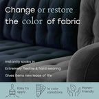 Fabricoat Maroon Fabric Upholstery Paint & Dye | 500ml / 17 fl oz | Restore or - Image 2