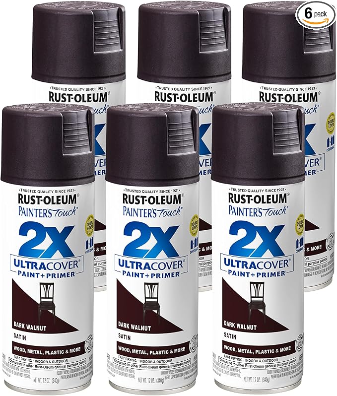 Rust-Oleum 334064-6PK Painter's Touch 2X Ultra Cover Spray Paint, 12 oz by Rust-Oleum