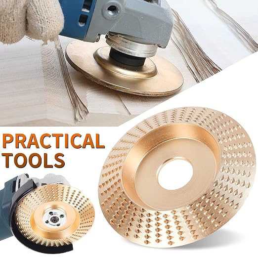 Pomsare 3PCS Angle Grinder Polishing Pad, Wood Carving Disc Set - Image 4