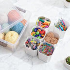 Citylife 17 QT Plastic Storage Bins Clear Storage Box - Image 6