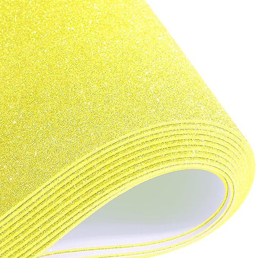 10 Sheets Glitter Cardstock Paper Self-adhesive Backs 30 X 20cm A4 Paper by Mluchee