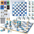 HeyClear Chess Set Resin Molds, Chess Board Silicone Molds & 16PCS 3D Full Size by HeyClearResin