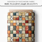Patchwork Acorn Cotton Fabric Panel – 6 Designs + Bonus Sheet 29.5×19.6 inch - Image 7