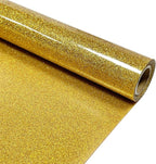 Gold Glitter Heat Transfer Vinyl 12" x 5 ft HTV by MerryMade