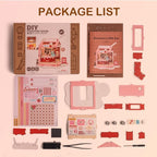 DIY Mini House Building Miniature Kit Milkbox, Miniverse Lifestyle Bookshelf - Image 7
