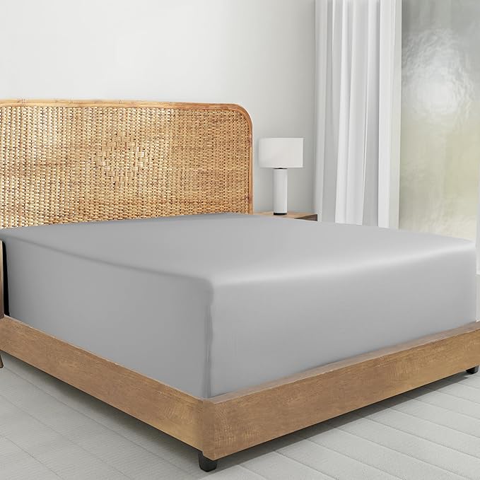 California Design Den 100% Organic Cotton Twin XL Fitted Sheet Only by CaliforniaDesignDen