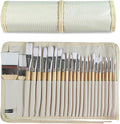 Paint Brushes Set of 24 Pieces Wooden Handles Brushes by KEVINSASACRAFTS