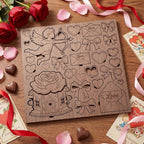24 Pcs Walnut Color Wood Sheets Plywood Board - Image 2