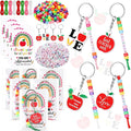 Suncalla 984 Pcs 24 Set Teacher Keychain Making Kit Teacher Charm Gifts | DIY by Unknown
