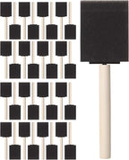 Bates 2-Inch Foam Paint Brushes, 32 Pack by BatesChoice