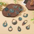 14Pcs Vintage Turquoise Charms - Image 6