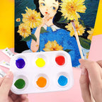 Tamaki 8 PCS Plastic Paint Tray Palettes, DIY Craft and Art Painting - Image 7