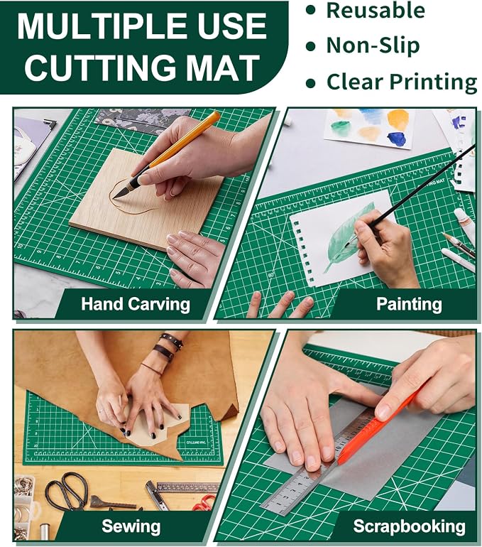 Self Healing Cutting Mat 12×18 Inch, Fabric Cutting Mats - Image 7