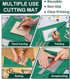 Self Healing Cutting Mat 12×18 Inch, Fabric Cutting Mats - Image 7