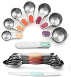 Spring Chef 15 Magnetic Measuring Cups & Spoons, Desert Sunset | Nesting by SpringChef