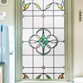 OHTMERU 3D Stained Glass Window Privacy Film, Heat Control UV Blocking Static by OHTMERU