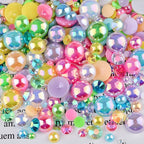 3900+ Pcs Rhinestones and Pearls Kit, 2-10mm Flatback Gems - Image 4