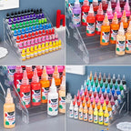 Acrylic Paint Organizer, Painting Bottle Holder, Acrylic Paint Storage Organizer - Image 2