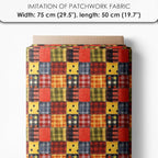 Patchwork Ladybug Cotton Fabric Panel – 6 Designs + Bonus Sheet 29.5×19.6 inch - Image 7