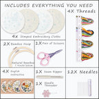 Bonroy Embroidery Kit for Beginners - Image 3