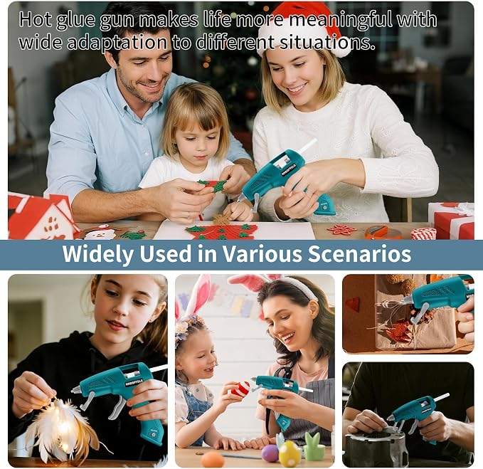 Cordless Hot Glue Gun, Fast Preheating - Image 7