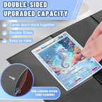 450 Pockets Trading Card Sleeves Binder, Baseball Card Binder Sleeves fit - Image 3