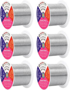 Mandala Crafts 16 Gauge Silver Tone Combo Anodized Aluminum Craft Wire | 390 FT by MandalaCrafts