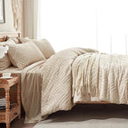Zzlpp Full Comforter Set 7 Pieces, All Season Boho Bedding Sets - Image 4