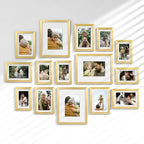 Venusmiles 15 Pack Picture Frames Collage Wall Decor, Gallery Frame Set by Venusmiles