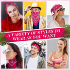 100 Pack Bandanas Unisex Paisley Bandanas Bulk Multi Purpose Cowboy Head Wrap - Image 6
