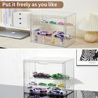 Display Case for Collectibles 4 Layer Updated Adjustable Acrylic Display Case - Image 3