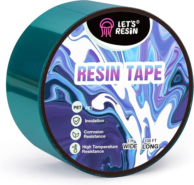 LET'S RESIN Resin Tape, 2Inch Wide x 108FT Long Epoxy Tape, Thermal Adhesive by LETSRESIN