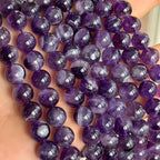 MJDCB Natural Dreamy Amethyst Beads Round Stone Beads DIY Loose Beads - Image 8
