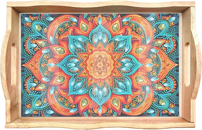 EWJRNSF Diamond Art Kits for Adults Wooden Serving Trays by EWJRNSFDiamondPainting