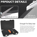 2 Pcs Black Polyurethane Foam Sheet- 16 x 12 x 1.5 Inch Cuttable Foam Inserts - Image 3