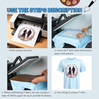 Joyclub 5 PCS Unisex Sublimation Blanks Bulk Polyester T Shirts - Image 6