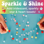Creativity for Kids Rainbow Bead Jar Jewelry Making Kit: Makes 40+ Friendship - Image 6