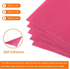 MECCANIXITY Adhesive Felt Sheets, Felt Fabric Crafts Back Adhesive Felt Sheets - Image 4
