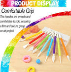 LINPHCEY Air Dry Clay Tools for Kids Ages 8+ Pottery Clay Tool Kit Plastic Clay - Image 6
