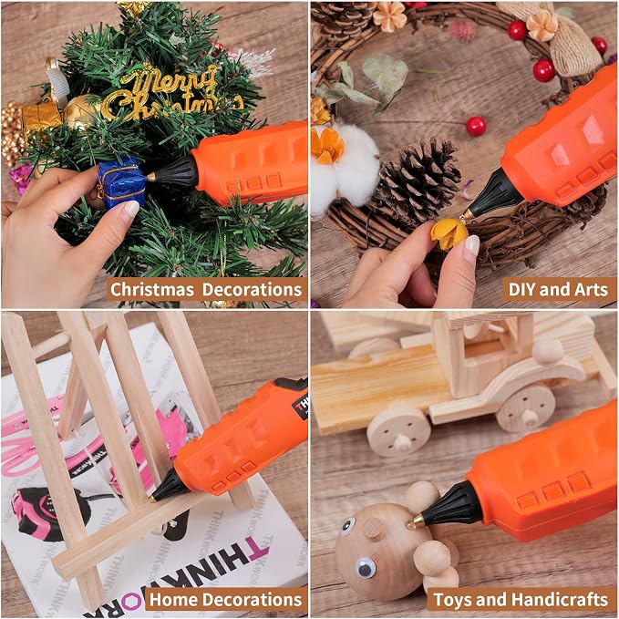 THINKWORK Hot Glue Gun, 20V Cordless Glue Gun - Image 7