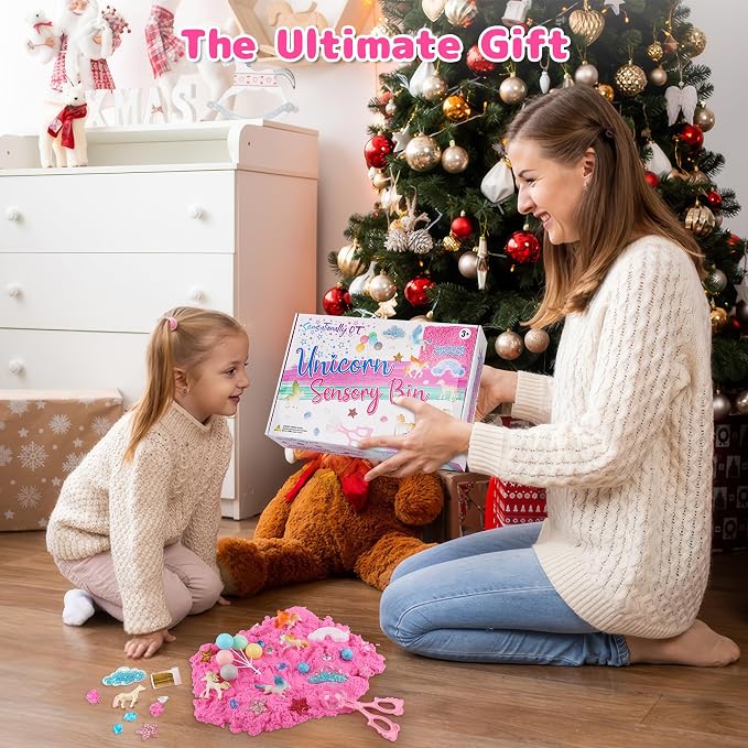 Unicorn Sensory Sand Bin-38 PCS Set - Image 7