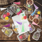 Kaluofan 103PCS Bookmark Making Kit, Transparent Flower Bookmarks, Handmade - Image 6