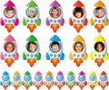 gisgfim 80Pcs Rocket Cutouts Back to School Decorations Bulletin Board Outer by gisgfim