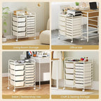 BECOMFORT 15-Drawer Rolling Cart - Image 8