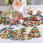 8 Pack Christmas Diamond Art Coasters, Diamond Painting Coasters Kits | - Image 5