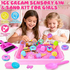 Sensory Bin, Ice Cream Sand Box Set - Image 5