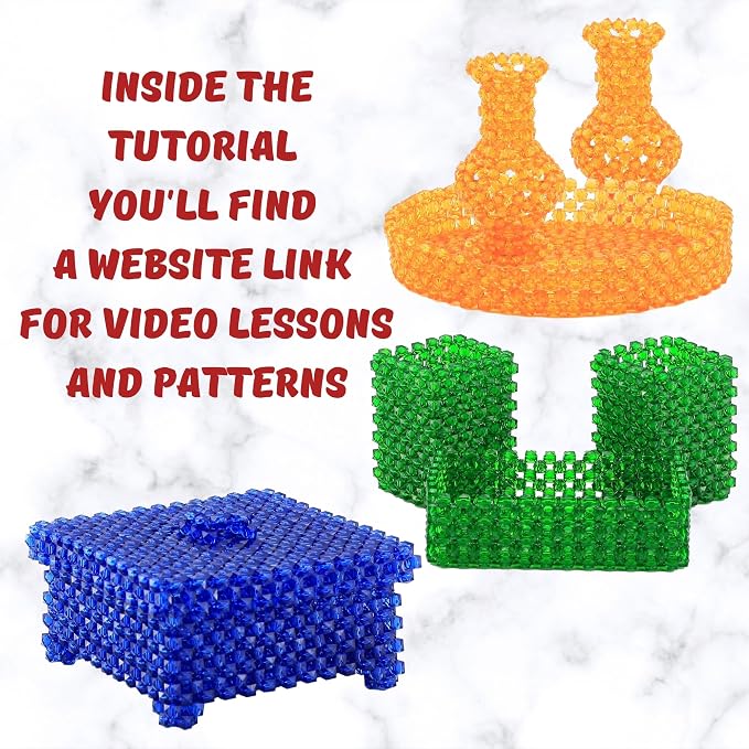 Arts and Crafts for Adults: Craft Supplies for Weaving Beaded Cute Things. DIY - Image 3