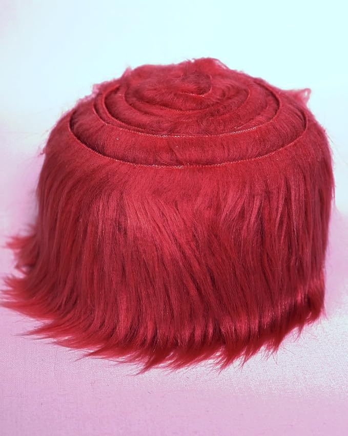 Faux Fake Fur Long Pile Luxury Shaggy/Craft, Decorations / 60" Wide/Sold by The by FabricEmpire